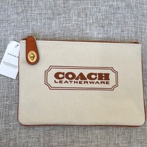 Coach leather ware pouch